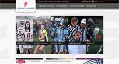 Desktop Screenshot of englishlacrosse.co.uk